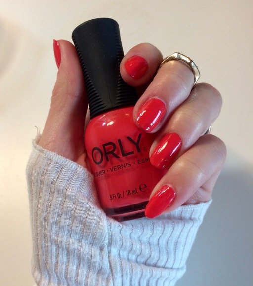 orly red nail polish